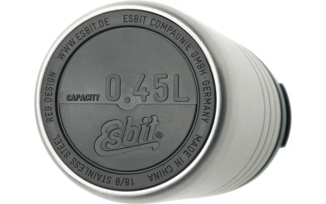 Esbit MAJORIS Thermobecher Mit Klick-Verschluss 450 Ml Silber – Bild 4