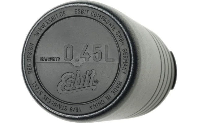 Esbit MAJORIS Thermobecher Mit Klick-Verschluss 450 Ml Silber – Bild 2