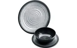 Flamefield Granite Melamin Geschirr-Set 12-tlg. Aqua