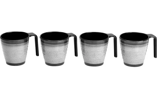 Flamefield Granite Melamin Geschirr-Set 12-tlg. Aqua – Bild 4