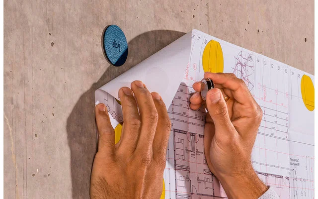 Silwy® Magnet-Pads 5 Cm 4er Set Blau – Bild 2