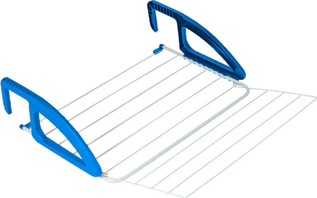 Metaltex Bries Heizungs- Und Balkonwäschetrockner Blau / Weiß â€“ Bild 2