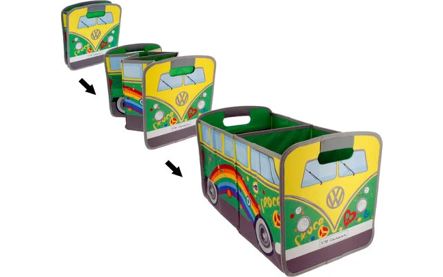 VW Collection T1 Bulli Faltbox Grün / Peace – Bild 5