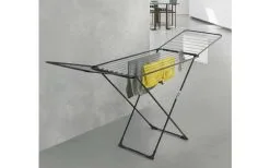 Metaltex Flügelwäschetrockner Klappbar Matt-schwarz