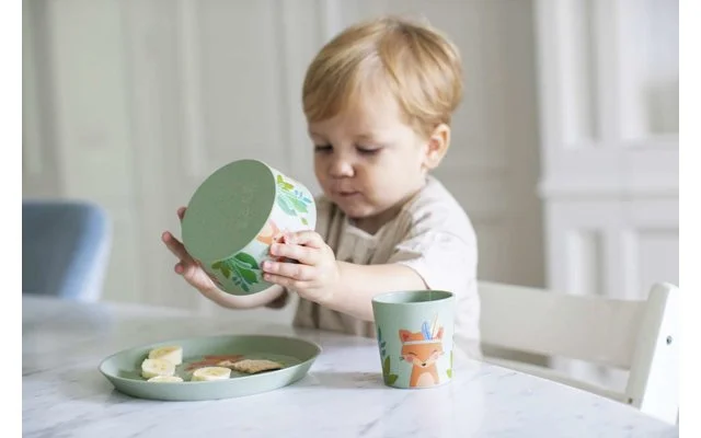 Koziol Organic Kids Set Kindergeschirr Set 3-tlg. Red – Bild 6