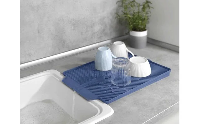 Wenko Linea Abtropfmatte 40 X 30 X 3 Cm Blau – Bild 5