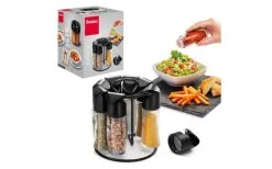 Metaltex Spice-8 Gewürzständer Schwarz