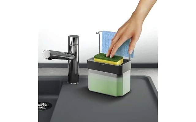 Metaltex Sponge-Tex Seifenspender 0.75 Liter Grau – Bild 2