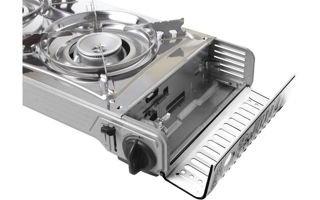 Brunner Devil Double Grill 2-flammiger Kartuschen-Gaskocher