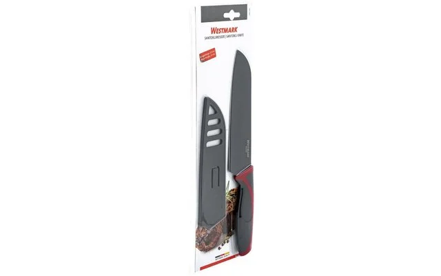 Westmark Santokumesser Klinge 17 Cm Schwarz/rot – Bild 2