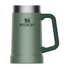 Stanley-1913 Stanley Adventure Big Grip Beer Stein Bierkrug 0,70 Liter Hammertone Grün