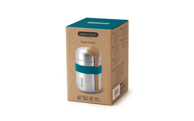 Black+Blum Black And Blum Food Flask Thermobecher 400 Ml Orange – Bild 6