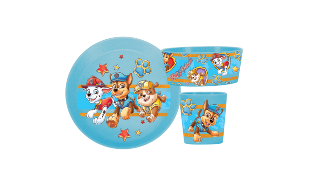 Koziol Connect Paw Patrol Geschirr Set 3 Teilig Creme – Bild 2