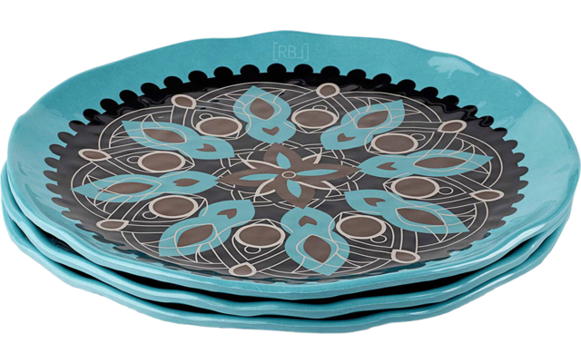 Rebel Outdoor Dessertteller 22 Cm Braun – Bild 2