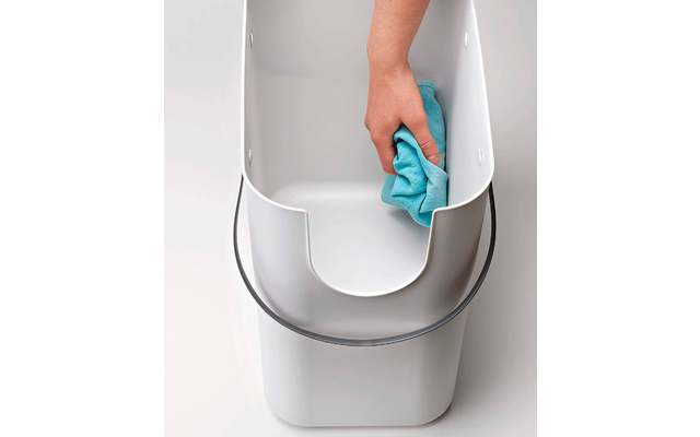 Rotho Albula Recycling Müllsystem 25 Liter Cappuccino