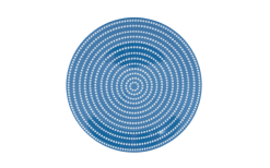 Bo-Camp Geschirrset Mix&Match 16-tlg Melamin Blau