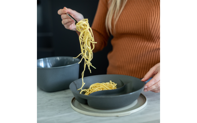 Koziol Connect Separee Menüteller Mit Deckel 1,5 Liter Nature Ash Grey – Bild 6