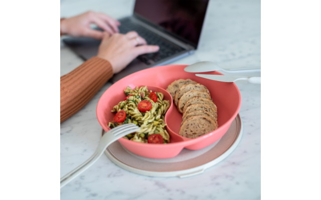 Koziol Connect Separee Menüteller Mit Deckel 1,5 Liter Nature Ash Grey – Bild 5