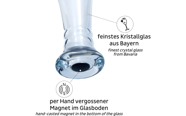 Silwy® Magnet-Kristallglas Weizenbier (0,5 L) – Bild 2