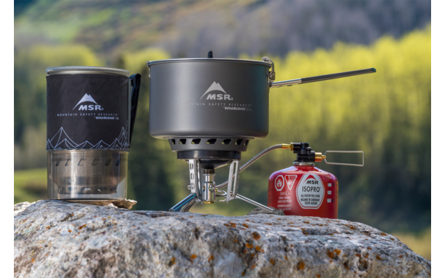 MSR Wind Burner Campingkocher Rot – Bild 7