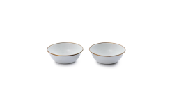 Barebones Schälchen 2 Stück 16,8 X 16,8 X 5,72 Stone Grey